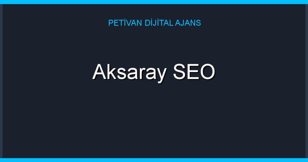Aksaray SEO