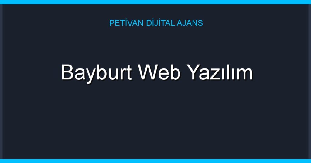 Bayburt Web Yazılım