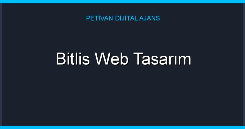 Bitlis Web Tasarım