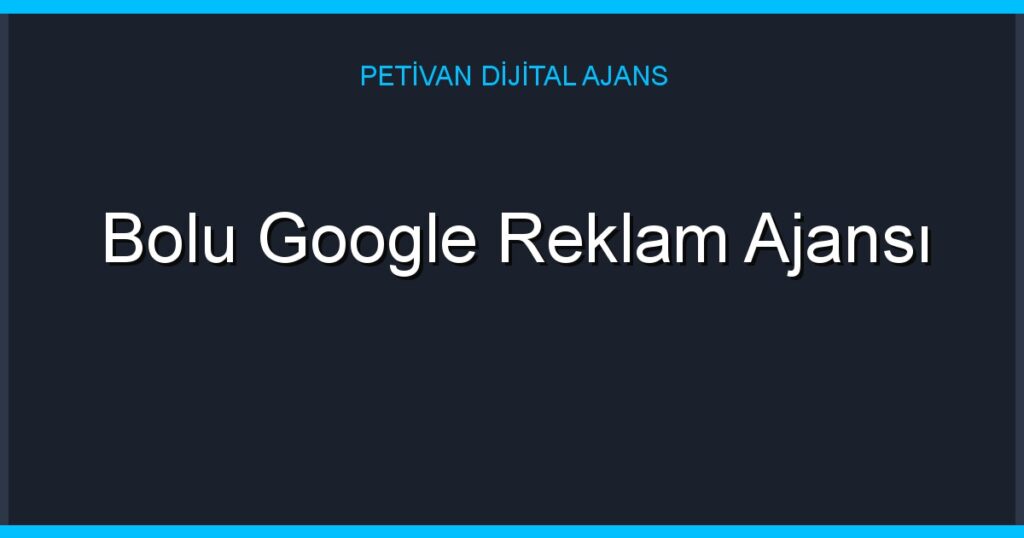 Bolu Google Reklam Ajansı