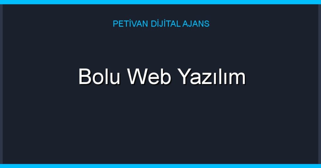 Bolu Web Yazılım