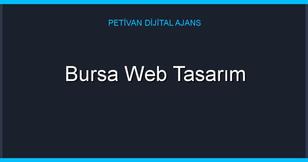 Bursa Web Tasarım