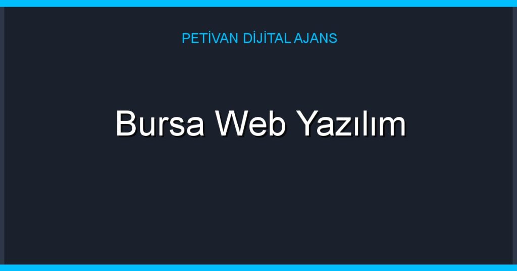 Bursa Web Yazılım