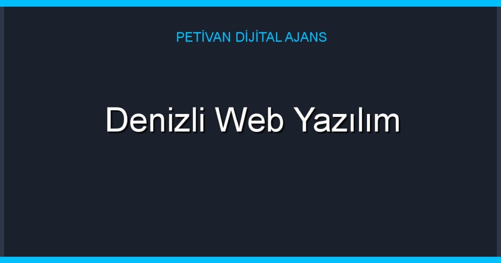 Denizli Web Yazılım