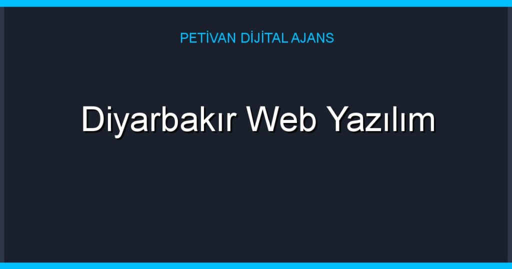 Diyarbakır Web Yazılım