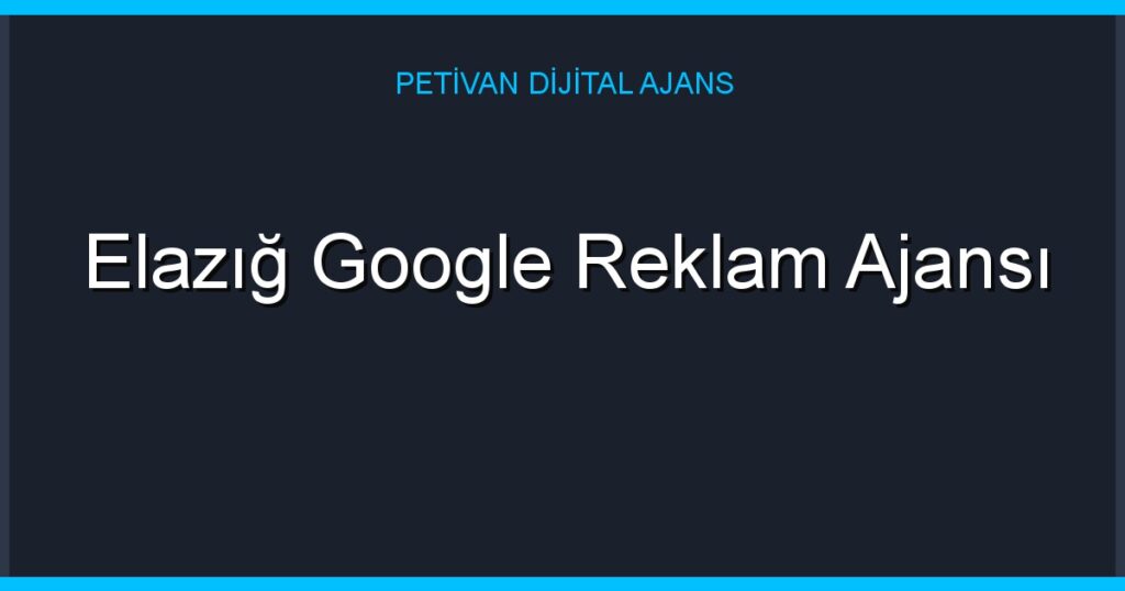 Elazığ Google Reklam Ajansı