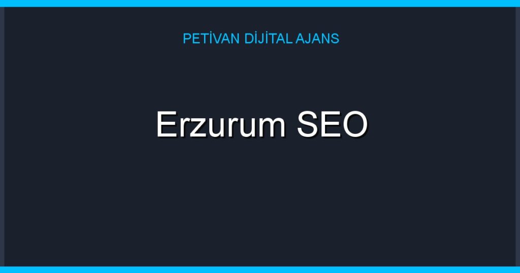 Erzurum SEO