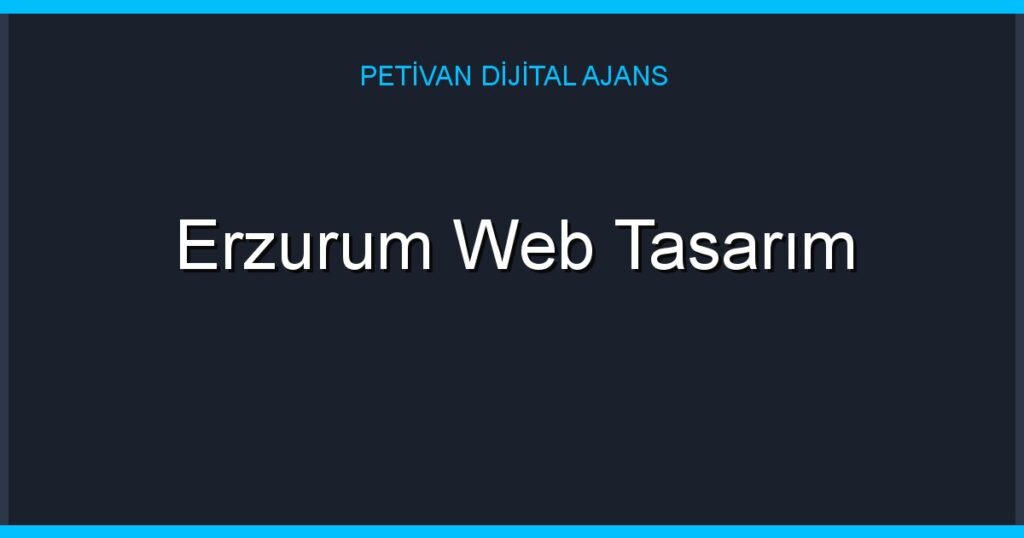 Erzurum Web Tasarım