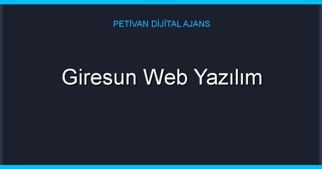 Giresun Web Yazılım