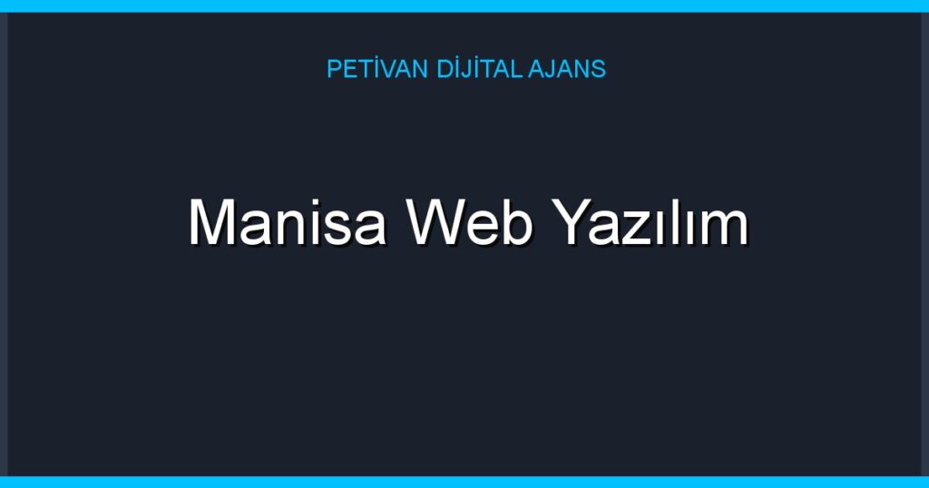Manisa Web Yazılım