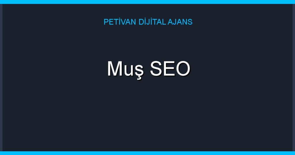 Muş SEO
