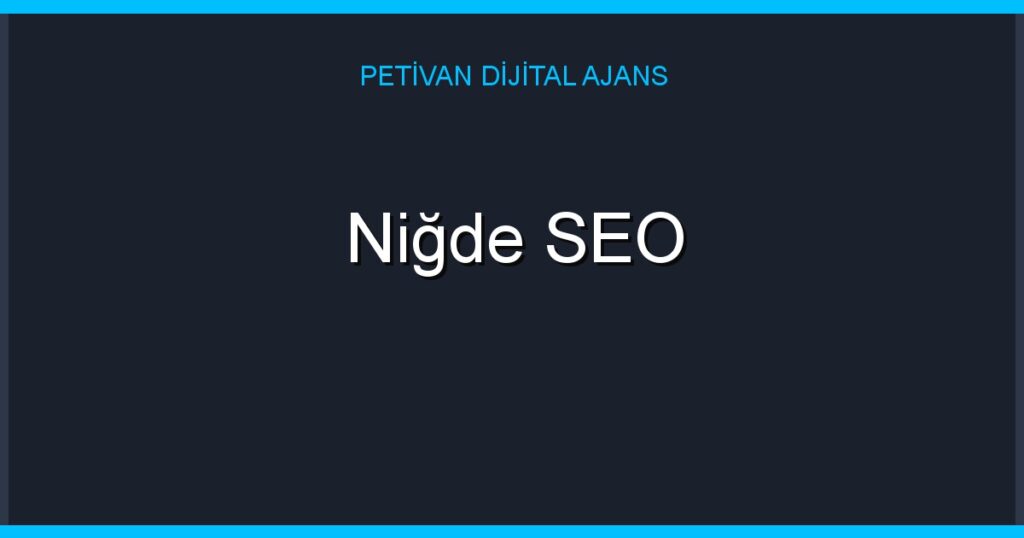 Niğde SEO