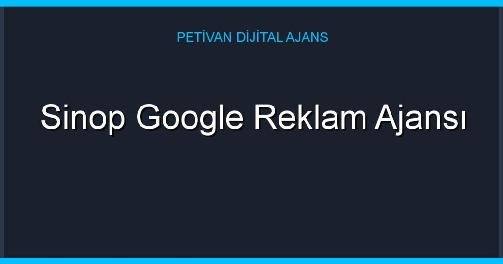 Sinop Google Reklam Ajansı