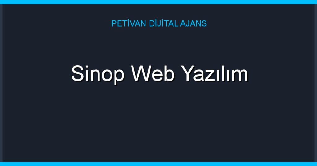 Sinop Web Yazılım